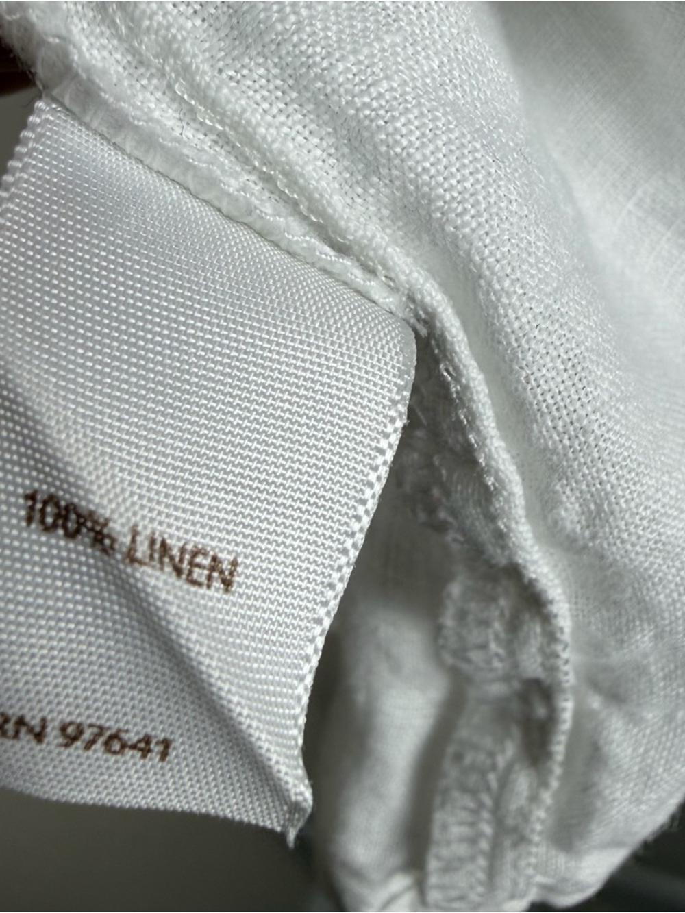 Love Linen J. Jill Button Front Blouse XS Natural Fibers Sustainable Lagenlook - Picture 5 of 10
